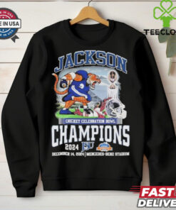 Official Jackson State Tigers Mascot 2024 Cricket Celebration Bowl Champions T shirt
