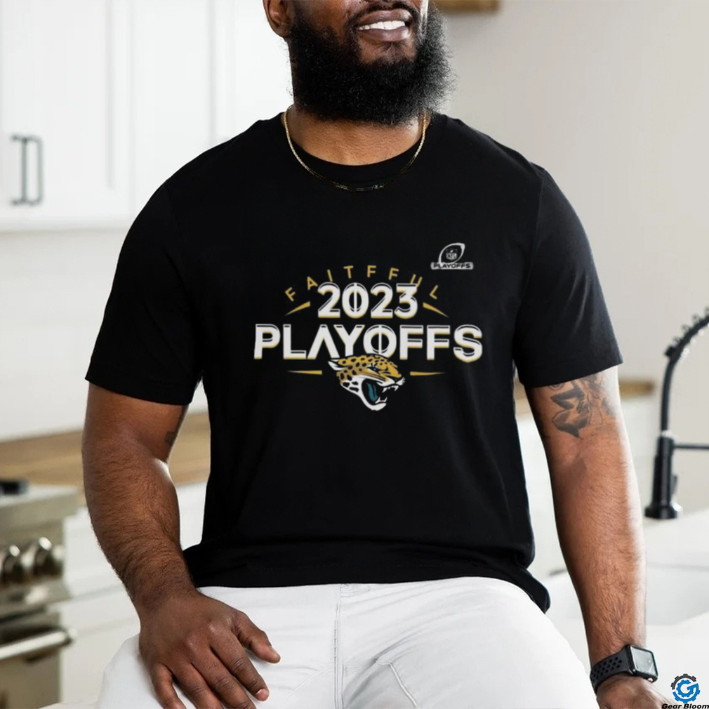 Official Jacksonville Jaguars 2023 NFL Playoffs Faithful T Shirt Official Jacksonville Jaguars 2023 NFL Playoffs Faithful T Shirt
