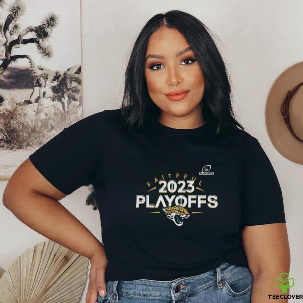 Official Jacksonville Jaguars 2023 NFL Playoffs Faithful T Shirt Official Jacksonville Jaguars 2023 NFL Playoffs Faithful T Shirt