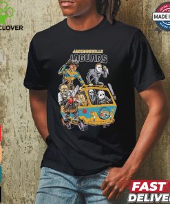 Official Jacksonville Jaguars NFL Horror Characters Movie Hippie Halloween Shirt
