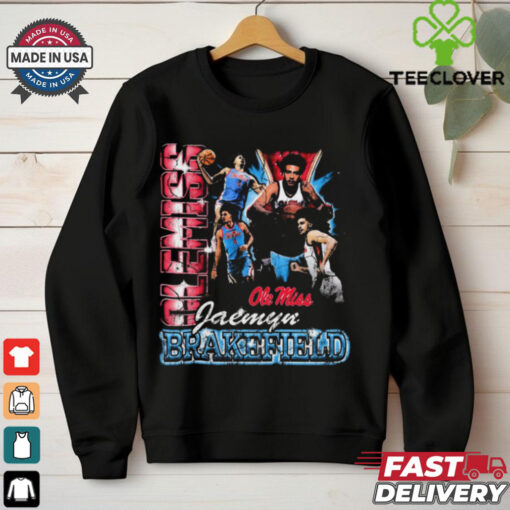 Official Jaemyn Brakefield Ole Miss Rebels 90s Graphic t shirt