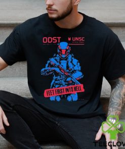 Official Jafet Meza Music Odst Feet First Into Hell Shirt