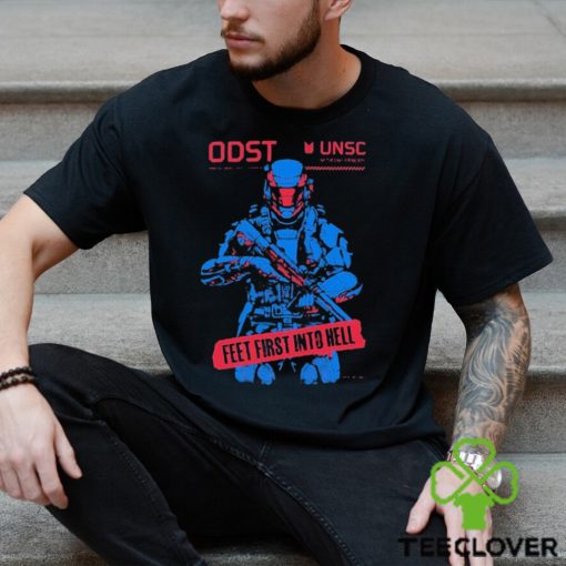 Official Jafet Meza Music Odst Feet First Into Hell Shirt