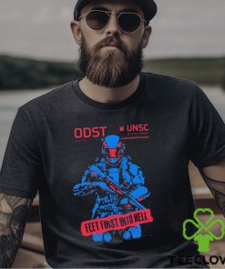 Official Jafet Meza Music Odst Feet First Into Hell Shirt