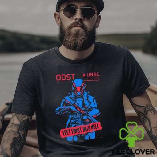 Official Jafet Meza Music Odst Feet First Into Hell Shirt