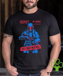 Official Jafet Meza Music Odst Feet First Into Hell Shirt