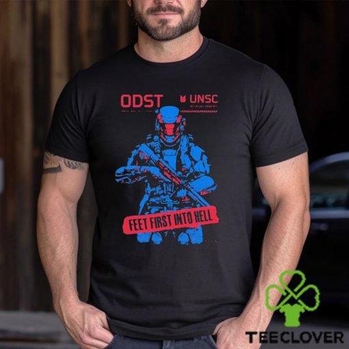 Official Jafet Meza Music Odst Feet First Into Hell Shirt
