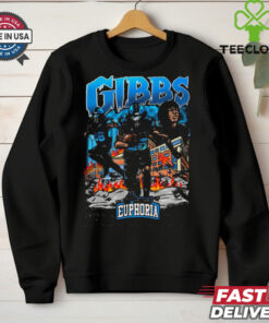 Official Jahmyr Gibbs V2 Detroit Lions NFL Planet Euphoria Art t shirt