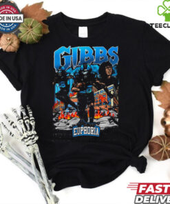 Official Jahmyr Gibbs V2 Detroit Lions NFL Planet Euphoria Art t shirt