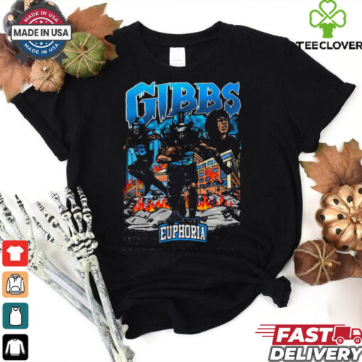 Official Jahmyr Gibbs V2 Detroit Lions NFL Planet Euphoria Art t shirt