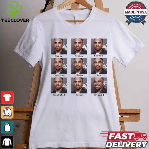 Official Jalen Hurts Faces 4Th And 1 Shirt