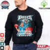 Philadelphia Eagles NFL LIX Super Bowl Champions 2024 Fly Eagles Fly stadium shirt