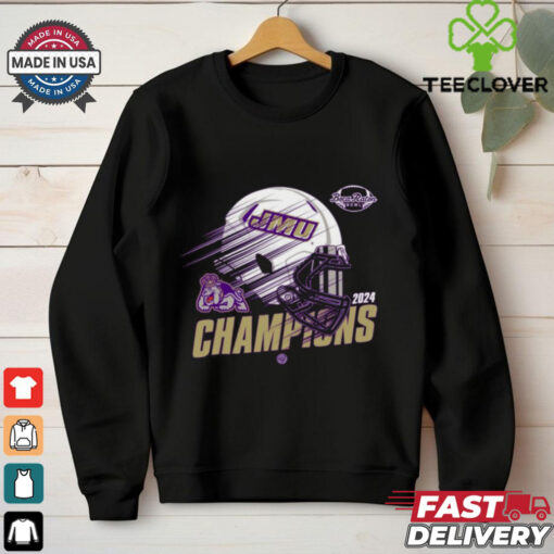 Official James Madison Dukes 2024 Boca Bowl Champions Helmet t shirt