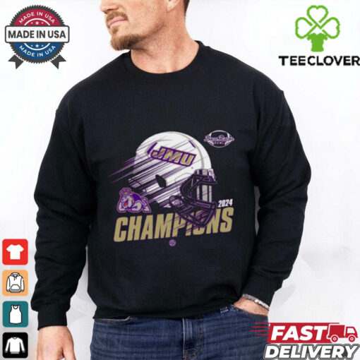Official James Madison Dukes 2024 Boca Bowl Champions Helmet t shirt