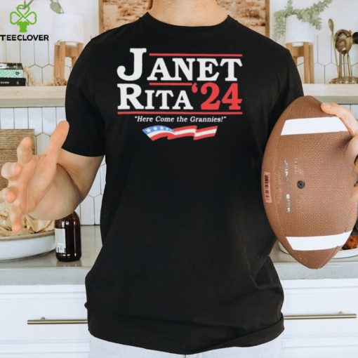 Official Janet rita 24 here come the grannies hoodie, sweater, longsleeve, shirt v-neck, t-shirt