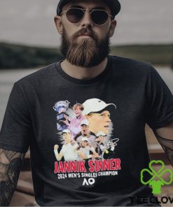 Official Jannik Sinner 2024 Men’s Singles Champion At AO Shirt