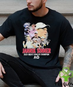Official Jannik Sinner 2024 Men’s Singles Champion At AO Shirt