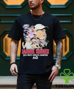 Official Jannik Sinner 2024 Men’s Singles Champion At AO Shirt