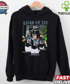 Official Jason Kelce O Line Kings Of The Trenches T Shirt