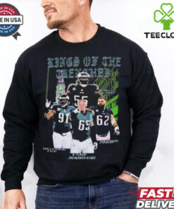 Official Jason Kelce O Line Kings Of The Trenches T Shirt