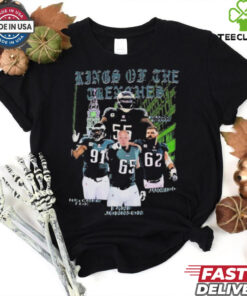 Official Jason Kelce O Line Kings Of The Trenches T Shirt
