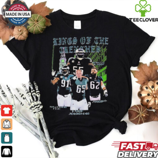 Official Jason Kelce O Line Kings Of The Trenches T Shirt