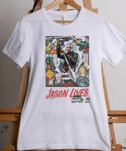 Official Jason Voorhees Camp Blood Jason Lives He’s Back The Man Behind The Mask 2024 T shirt