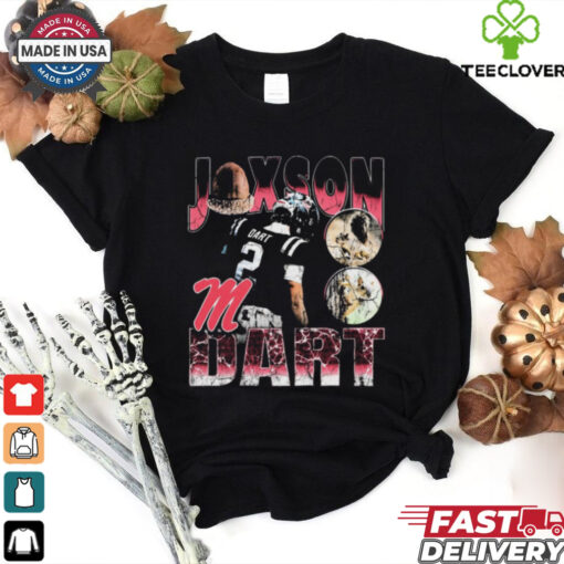 Official Jaxson Dart Squirrel Ole Miss Rebels 90s Graphic t shirt