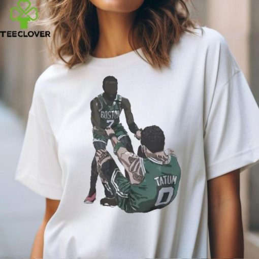 Official Jaylen Brown And Jayson Tatum Sketch Boston T Shirt