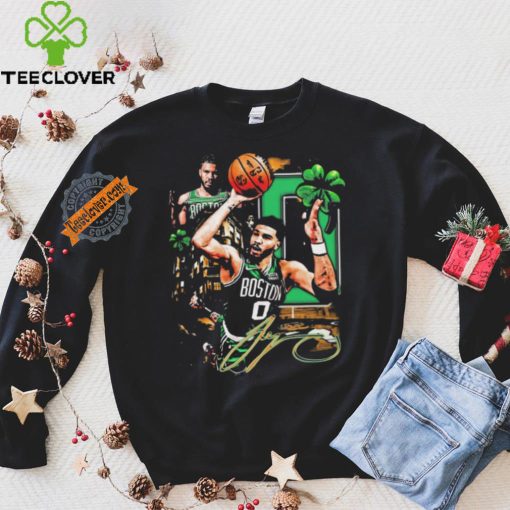 Official Jayson Tatum Boston Celtics Graphic Signature Shirt