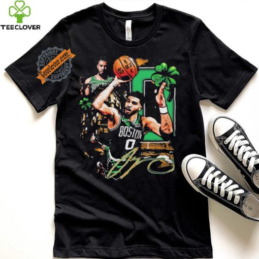 Official Jayson Tatum Boston Celtics Graphic Signature Shirt