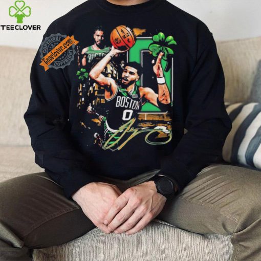 Official Jayson Tatum Boston Celtics Graphic Signature Shirt
