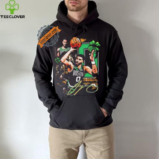 Official Jayson Tatum Boston Celtics Graphic Signature Shirt