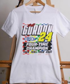 Official Jeff gordon dupont four time champion shirt