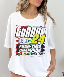 Official Jeff gordon dupont four time champion shirt 1 Official Jeff gordon dupont four time champion shirt