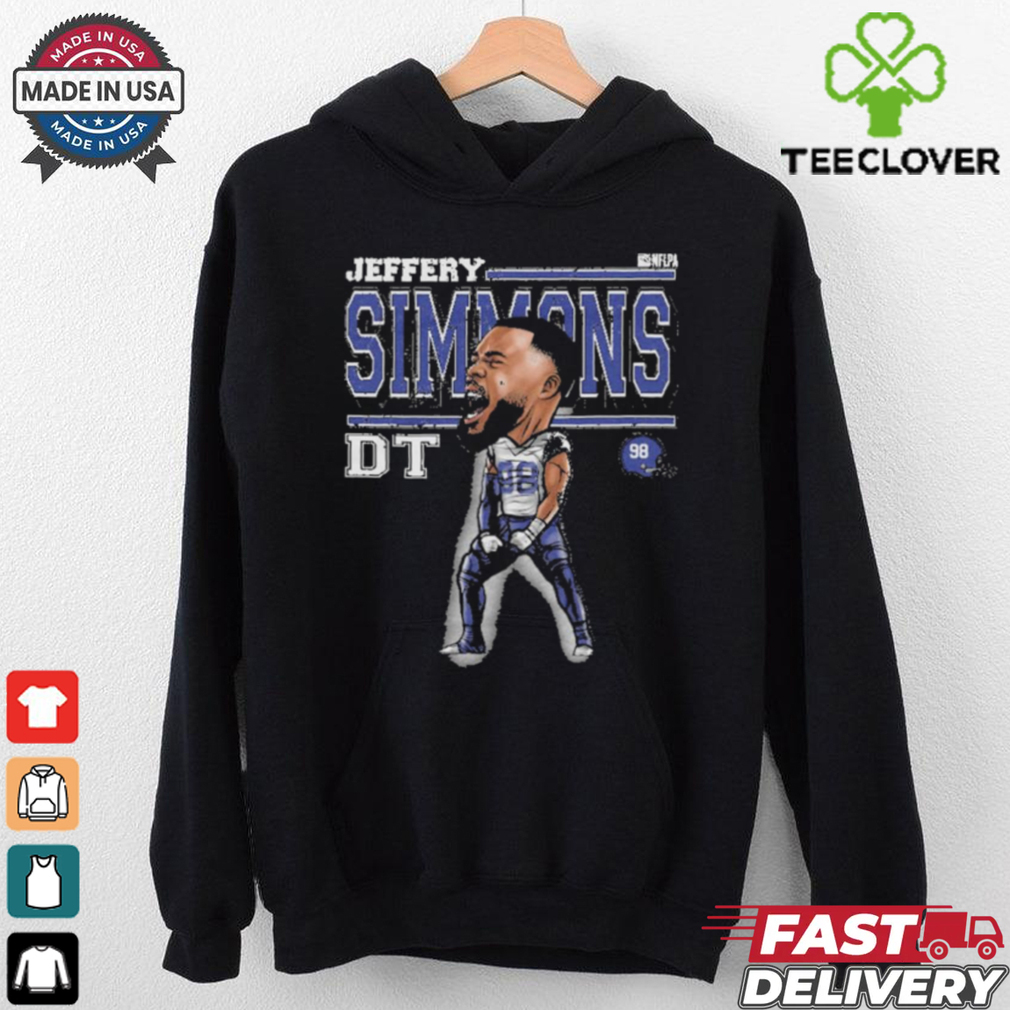Official Jeffery Simmons Tennessee Titans DT Cartoon Shirt Official Jeffery Simmons Tennessee Titans DT Cartoon Shirt