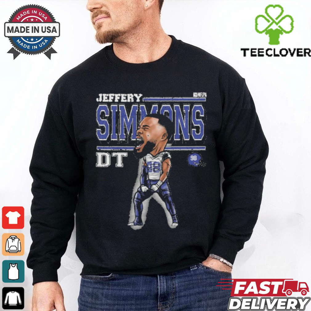 Official Jeffery Simmons Tennessee Titans DT Cartoon Shirt Official Jeffery Simmons Tennessee Titans DT Cartoon Shirt