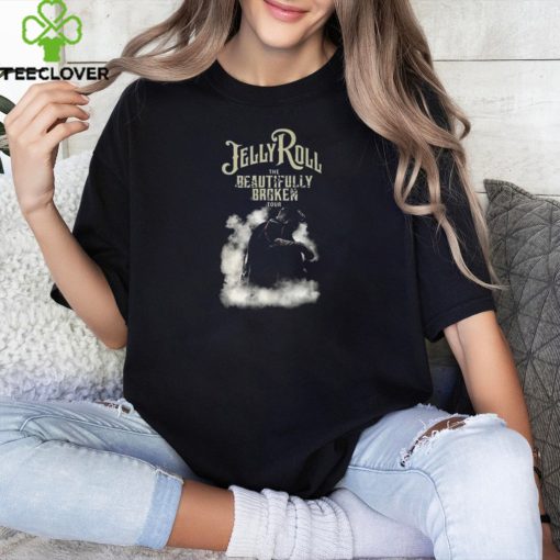 Official Jelly Roll The Beautifully Broken Tour 2024 With Warren Zeiders And Alexandra Kay T Shirt