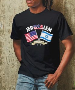 Official JerUSAlem United We Stand USA And Israel shirt 1 Official JerUSAlem United We Stand USA And Israel shirt