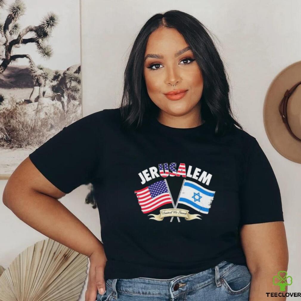 Official JerUSAlem United We Stand USA And Israel shirt Official JerUSAlem United We Stand USA And Israel shirt