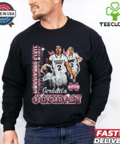 Official Jerkaila Jordan Mississippi State Bulldogs 90s Graphic t shirt