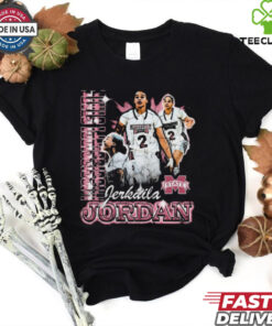 Official Jerkaila Jordan Mississippi State Bulldogs 90s Graphic t shirt