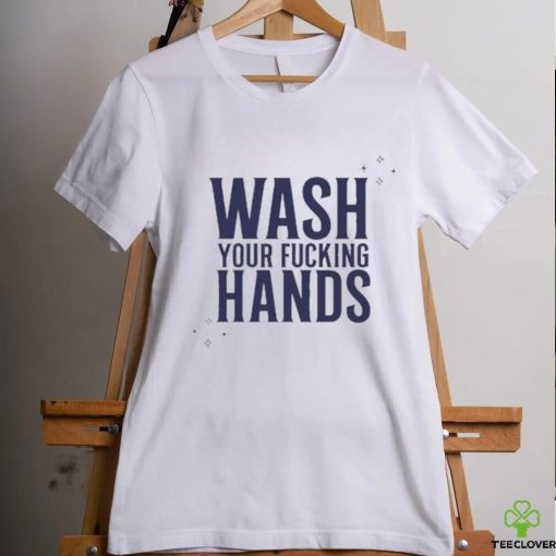 Official Jess Aggressive Tutorials Wash Your Fucking Hands Shirt