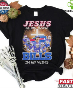 Official Jesus In My Heart Buffalo Bills Players In My Veins shirt
