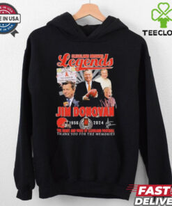 Official Jim Donovan Cleveland Browns Legends 1956 2024 Annivesary T Shirt