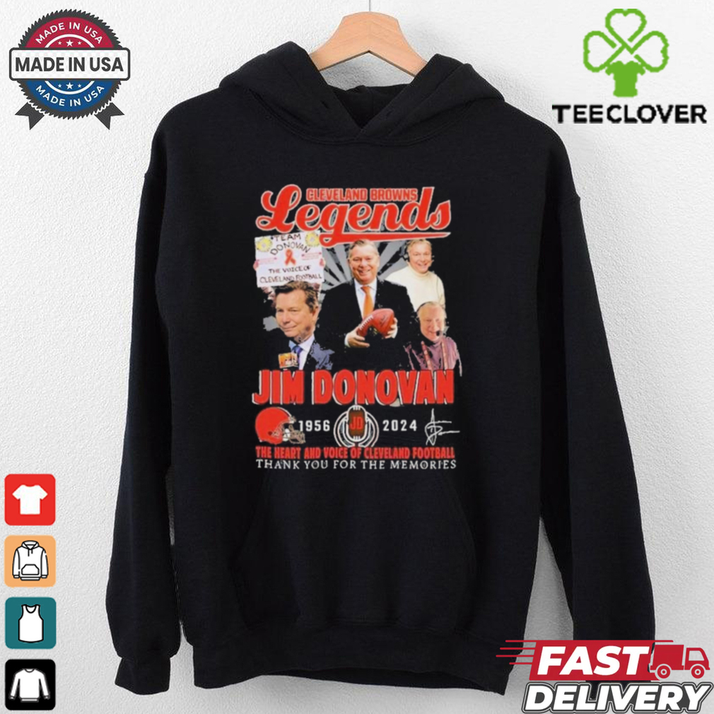 Official Jim Donovan Cleveland Browns Legends 1956 2024 Annivesary T Shirt Official Jim Donovan Cleveland Browns Legends 1956 2024 Annivesary T Shirt
