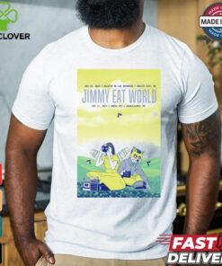 Official Jimmy Eat World Sep 27 2024 Arena VFG Guadalajara In Mexico Tour Poster shirt