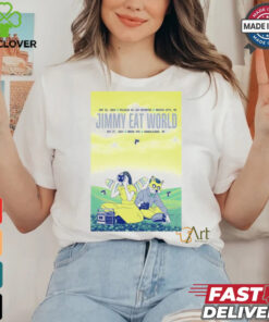 Official Jimmy Eat World Sep 27 2024 Arena VFG Guadalajara In Mexico Tour Poster shirt