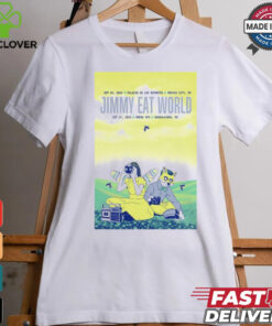 Official Jimmy Eat World Sep 27 2024 Arena VFG Guadalajara In Mexico Tour Poster shirt