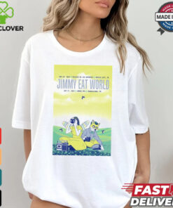 Official Jimmy Eat World Sep 27 2024 Arena VFG Guadalajara In Mexico Tour Poster shirt